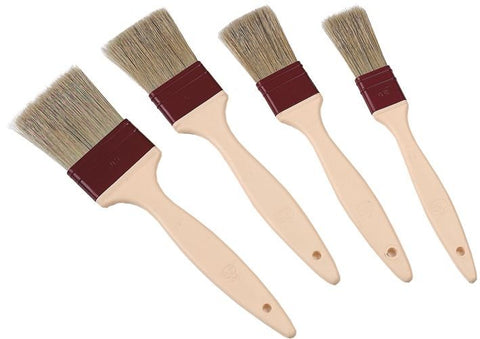 Matfer Bourgeat Natural Pastry Brush Flat 1 1/8" (116012) - iFoodservice Online