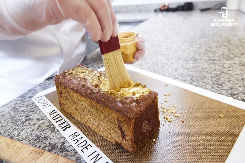 Matfer Bourgeat Natural Pastry Brush, Flat, 2 3/4" (116018) - iFoodservice Online