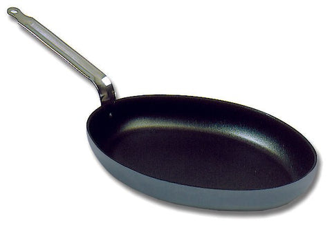Matfer Bourgeat Non - Stick Oval Frying Pan Or Fish Pan (908036) - iFoodservice Online