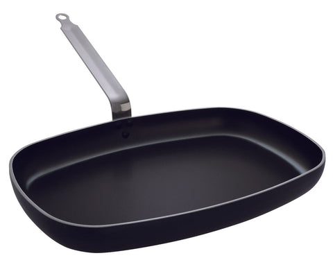 Matfer Bourgeat Non - stick Rectangular Fish Frying Pan 15" (908538) - iFoodservice Online