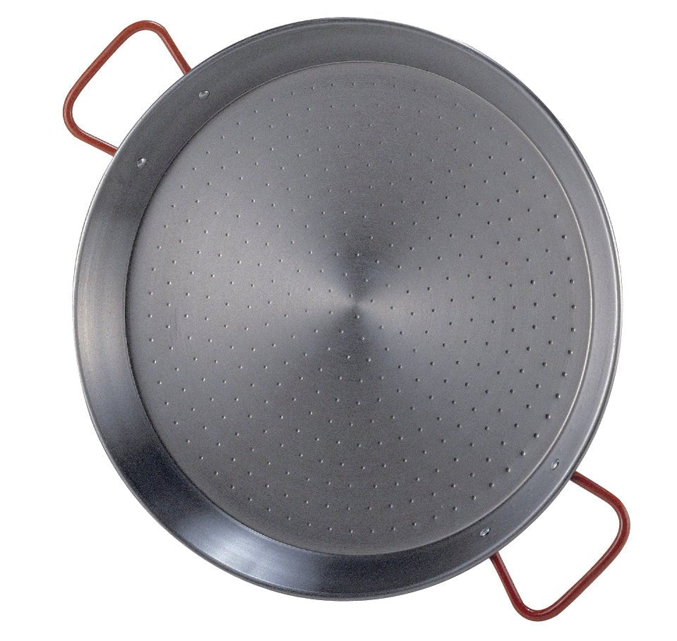 Matfer Bourgeat Polished Steel Paella Pan 14 1/8" (071038) - iFoodservice Online