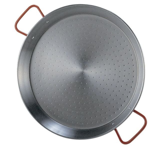 Matfer Bourgeat Polished Steel Paella Pan 15 3/4" (071041) - iFoodservice Online