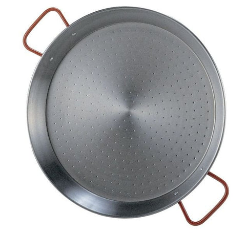 Matfer Bourgeat Polished Steel Paella Pan 15 3/4" (071041) - iFoodservice Online