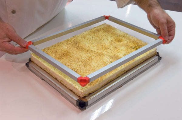 Matfer Bourgeat STACKABLE MOUSSE FRAME - RED 15 5/8" (15 MM) 370113 - iFoodservice Online