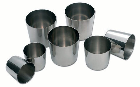 Matfer Bourgeat Stainless Steel Baba Molds Nonstick 2 3/16" Pack of 6 (342477) - iFoodservice Online