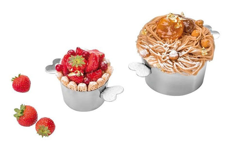 Matfer Bourgeat Stainless Steel Charlotte Mold 4" (341422) - iFoodservice Online