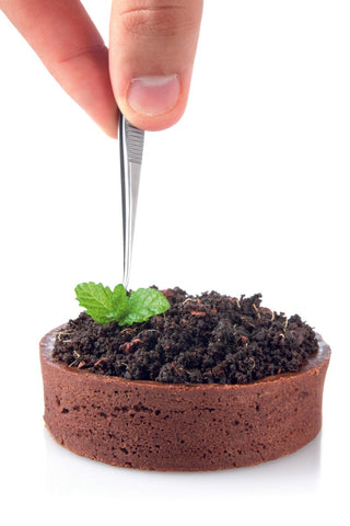 Matfer Bourgeat Stainless Steel Chef Tongs 5 1/2" 652012 - iFoodservice Online