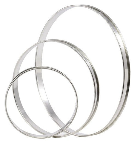 Matfer Bourgeat Stainless Steel Tart Rings 3 1/4" Pack Of 6 (371705) - iFoodservice Online