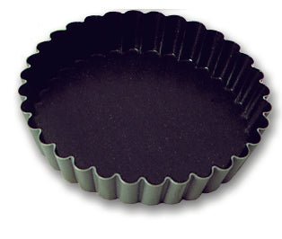 Matfer Bourgeat Steel Non - stick Fluted Tartlet Mold 3 3/4" Pack of 12 (331612) - iFoodservice Online