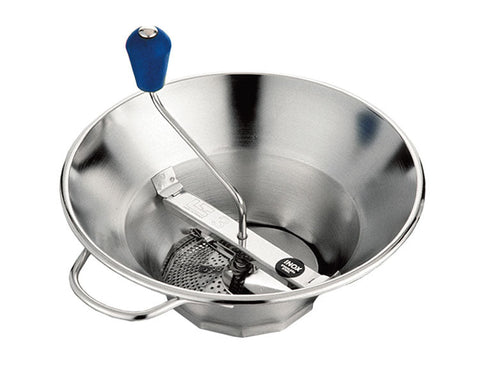 Matfer Bourgeat X3 Food mill Blue Handle (X3 - Handle) - iFoodservice Online