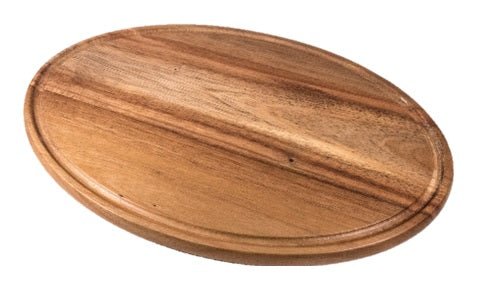 On The Table OTT Oval Serving Board With Juice Groove (Item 124) - iFoodservice Online