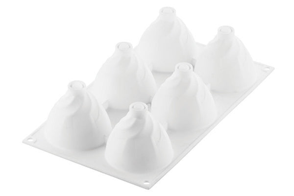 SILIKOMART CURVE CHANTILLY 120 - SILICONE MOULD N. 6 CHANTILLY 120 ø73 H 65 MM (pack of 10) - iFoodservice Online