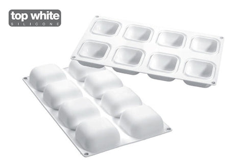 Silikomart CURVE GEM100 - Silicone Mould N.8 Gem100 61x61 H 30 Mm (Pack Ok 10 ) - iFoodservice Online