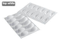 Silikomart CURVE QUENELLE 24 - Silicone Mould 63x29 H28 Mm (Pack of 10) - iFoodservice Online