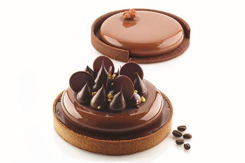 Silikomart Kit Tarte Ring Ø150 Mm - Set Silicone Mould Ø122 Mm + 2 Rings (Pack of 5) Kit Tart Ring 15 - iFoodservice Online