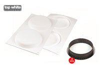 Silikomart Kit Tarte Ring Ø150 Mm - Set Silicone Mould Ø122 Mm + 2 Rings (Pack of 5) Kit Tart Ring 15 - iFoodservice Online