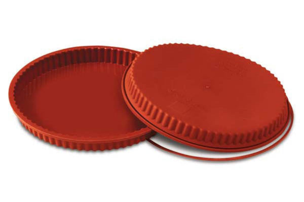 Silikomart SFT424 - Silicone Mould Flan Pan Ø240 H 30 Mm (Pack of 6) - iFoodservice Online