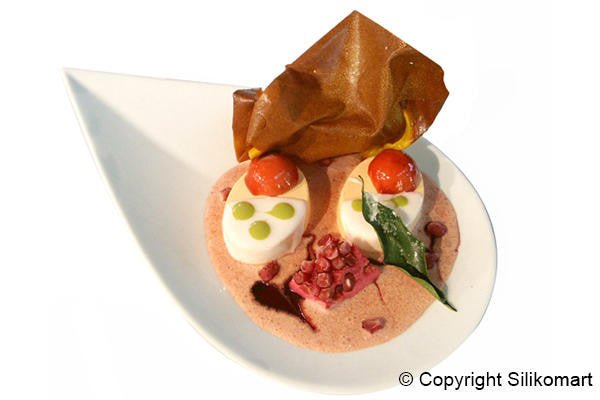 Silikomart - Silicone Mould N. 16 Small Ovals 55x33 H 20 Mm (SF017) - iFoodservice Online