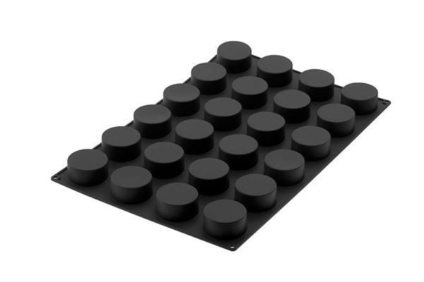Silikomart - Silicone Mould N. 24 Cylinders Ø70 H 35 Mm (SQ060 ) - iFoodservice Online