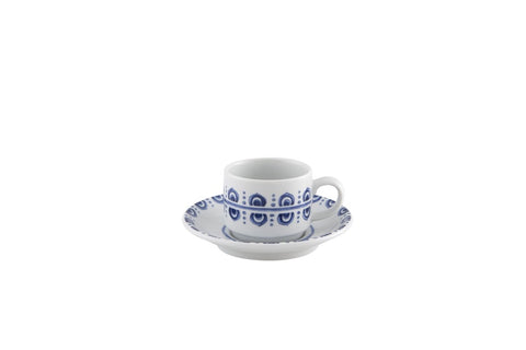 VISTA ALEGRE Azure Coffee Cup & Saucer 9Cl Stackable (21125259) - iFoodservice Online