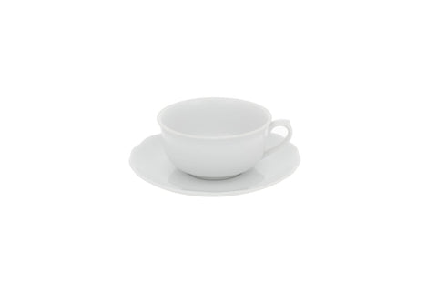 VISTA ALEGRE Bragança White Coffee Cup With Saucer 10C Item (22000169) - iFoodservice Online