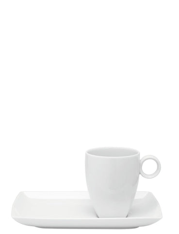 VISTA ALEGRE Carre White Mug 30 Cl With Platter - Item (21094087) - iFoodservice Online