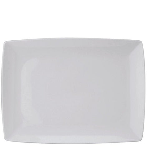 VISTA ALEGRE Carre White Rectangular Plate 38 X 28 Cm - Item (21090488) - iFoodservice Online