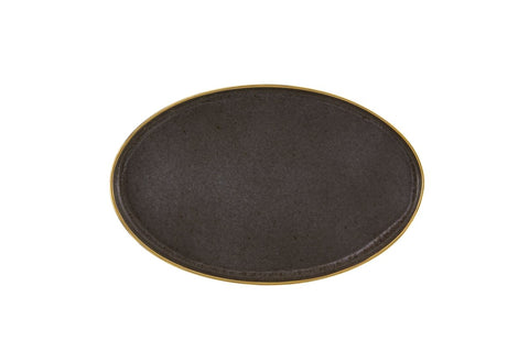 Vista Alegre Gold Stone Oval Platter 41 Bronze - Item (37004095) - iFoodservice Online