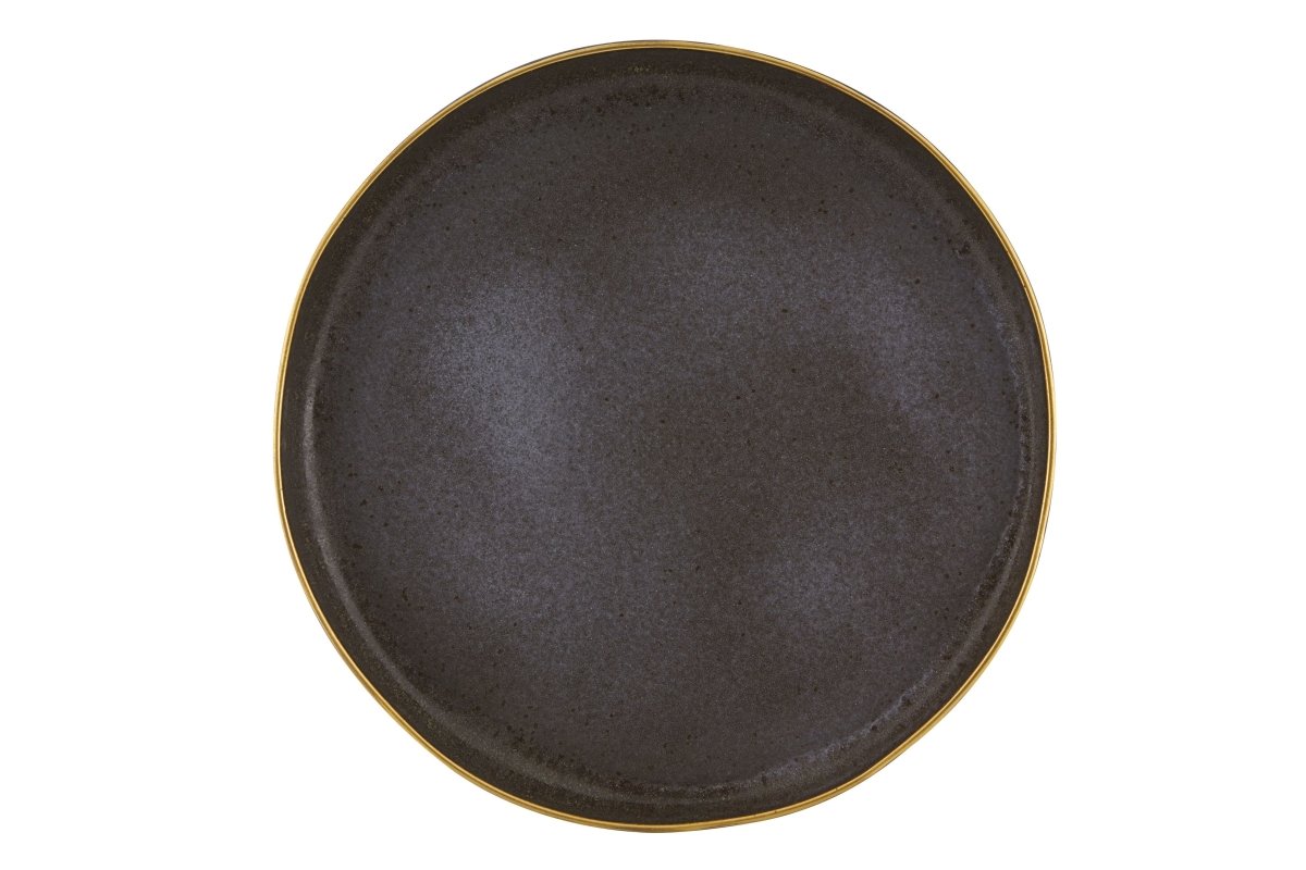 Vista Alegre Gold Stone Round Platter 41 Bronze - Item (37004096) - iFoodservice Online