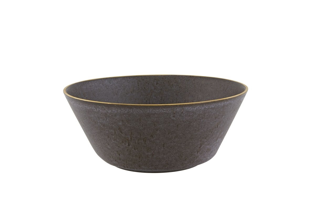 Vista Alegre Gold Stone Salad Bowl 1 Bronze (37004094) - iFoodservice Online