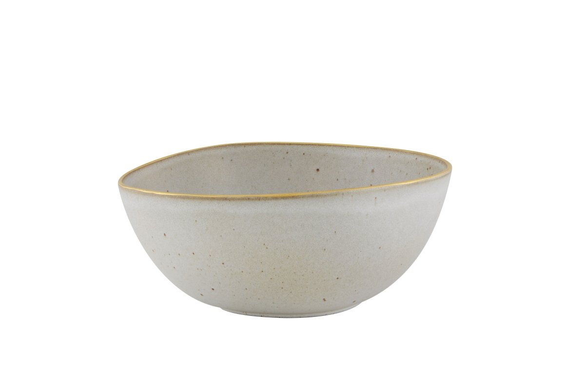 Vista Alegre Gold Stone Salad Bowl 1 White - Item (37004078) - iFoodservice Online